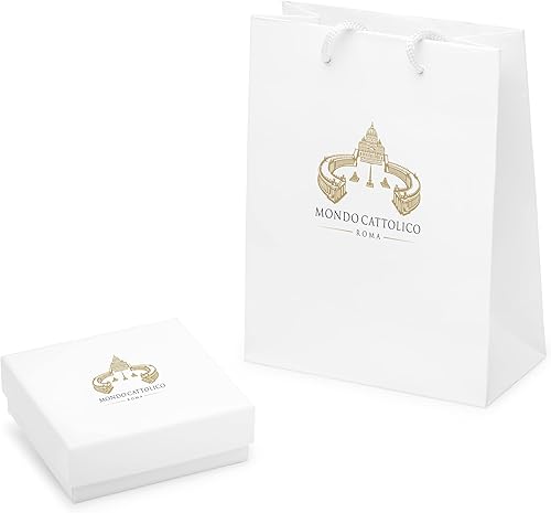 Miniatura 5 de Mondo Cattolico Rosario Perlas, Nuestro Padre Perlas Redondo Esmaltado Centro de Mesa y Crucifijo de San Benito - Rosarios Catolicos Rosario Collar