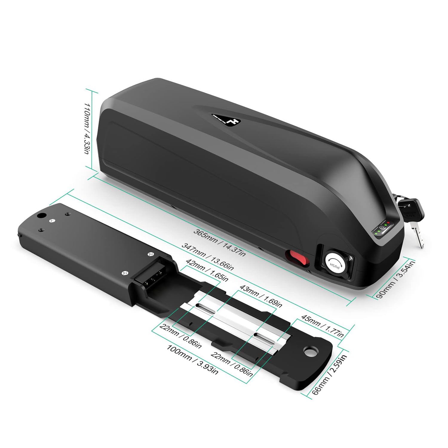 Amazon.co.jp: WILLQ 電動自転車バッテリー 36V 48V 52V 電動自転車