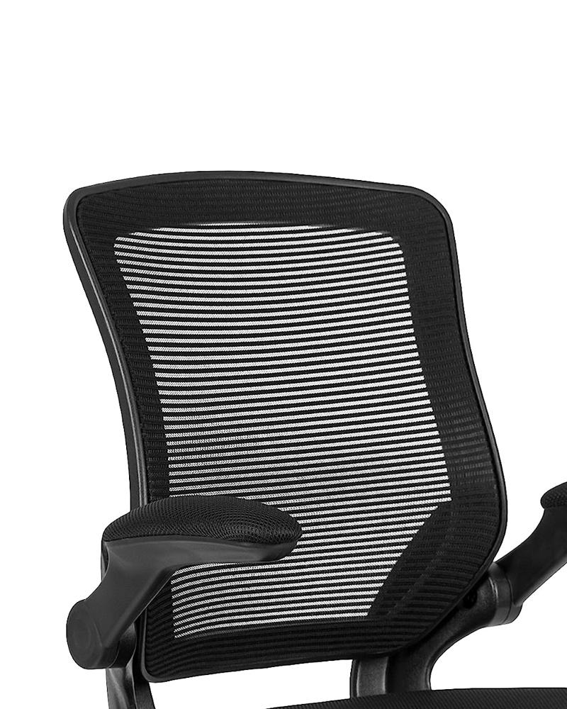 Flash Furniture Macon ブラック 高さ調節可能 スチール製 Amazon.com: Flash Furniture Kale Mid-Back Swivel Office Chair with