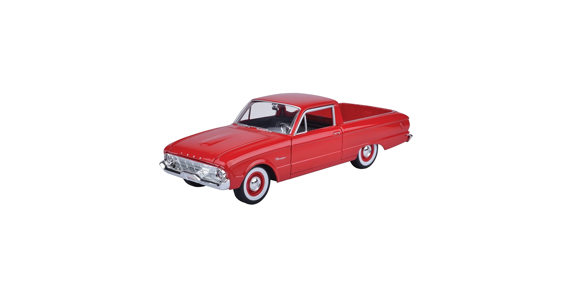 モーターマックス 1/24 1960 フォード ランチェロ RED 1960 Ford Ranchero - Metallic Red 1:24 Scale Diecast Model