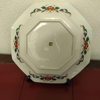 Amazon.co.jp: 有田焼 青藍窯 大正古伊万里 八角大皿 : ホーム＆キッチン