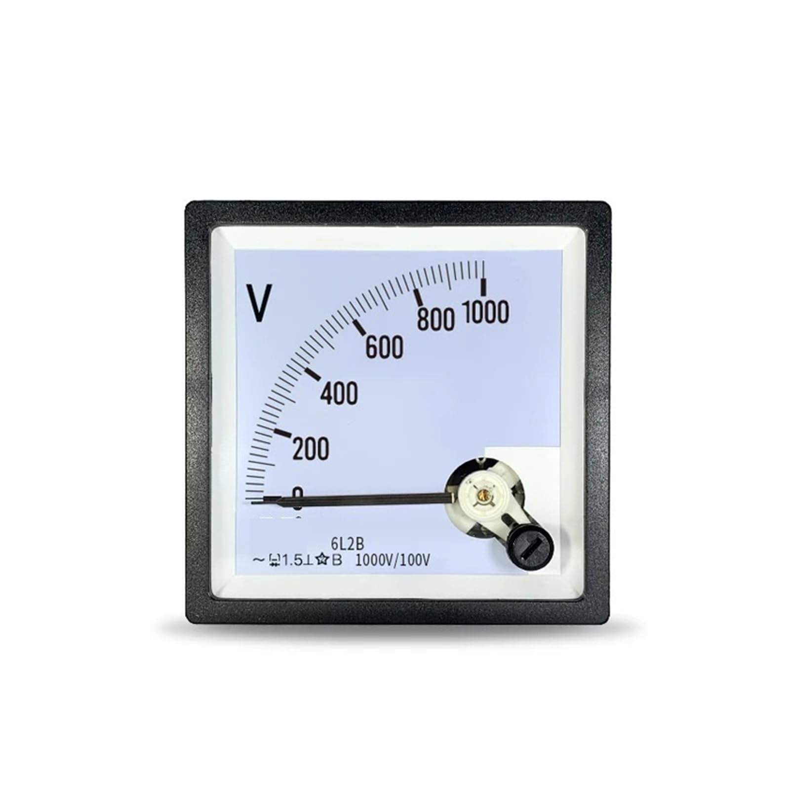Voltmètre de four moyenne fréquence 6L2B robuste cadran haute précision AC 4000V