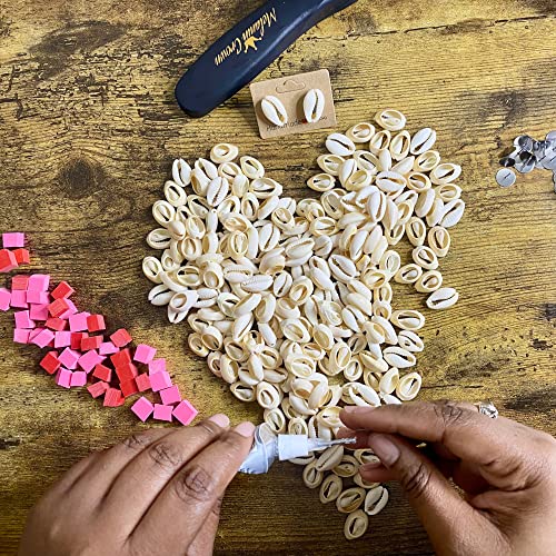 Melanin Crown Cowrie Shell Earrings – Handmade Cowrie Shell Stud Earrings For Women – Skin-Friendly 304 Surgical Stainless Steel Seashell Earrings – Delicate Aesthetic Earrings #TOP5