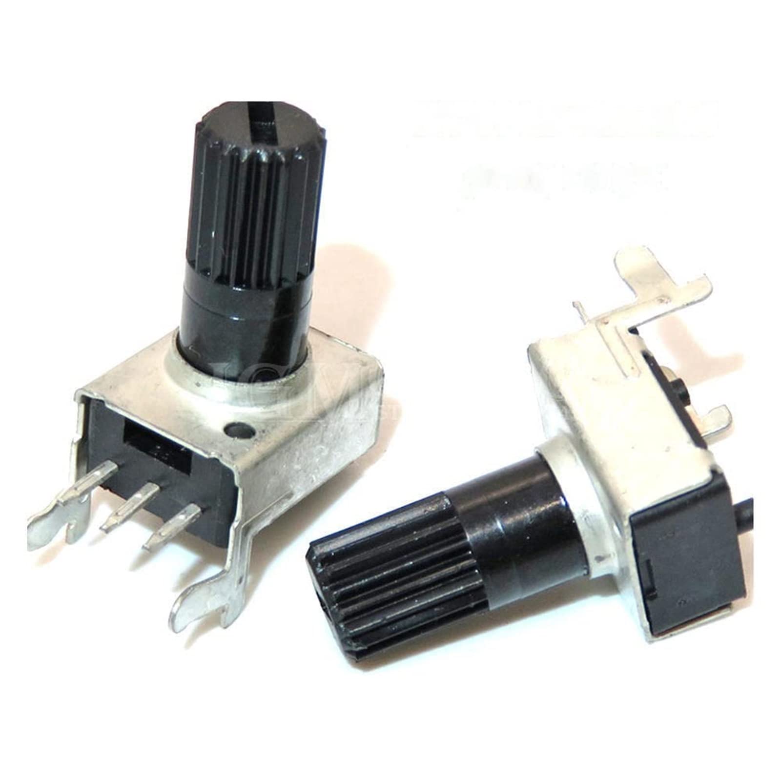 Accesorios de Bricolaje 50 Uds RV09 3PIN Eje Vertical Horizontal 1k 2k 5k 10k 20k 50k 100k 200K 500K interruptores de potenciómetros de Sellado de resistencias Ajustables (Size : 5K Ohm)