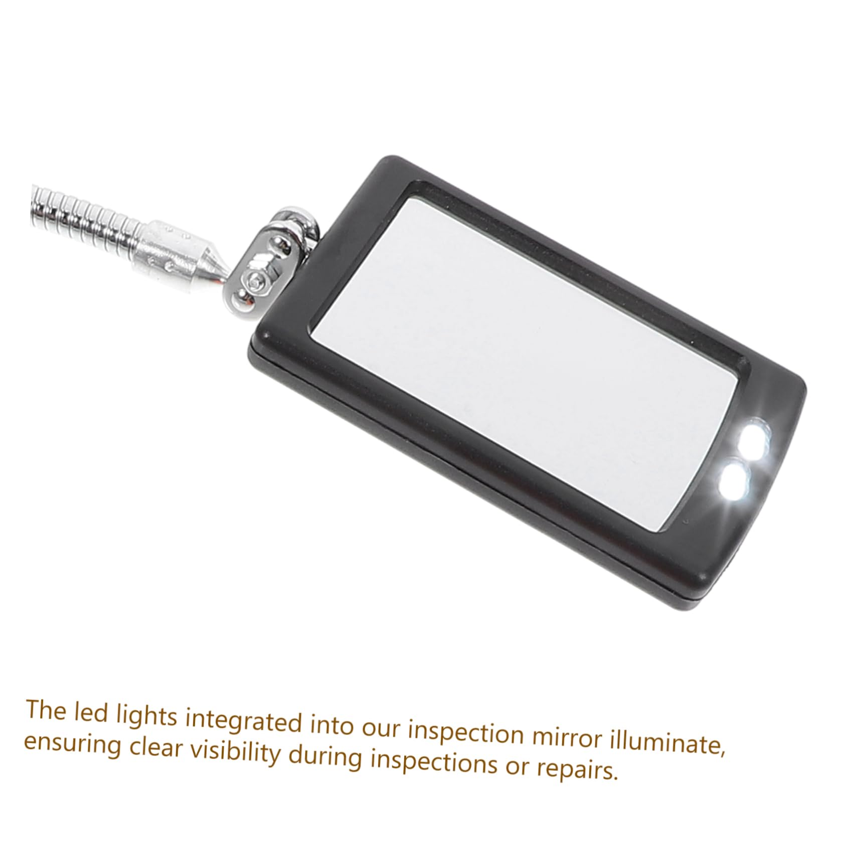 SOLUSTRE 5 Uds Espejo De Inspección LED Debajo Del Coche Espejo Flexible De Seguridad Espejos De Inspección Automotrices Espejo De Inspección Flexible Espejo De Inspección Herramienta De