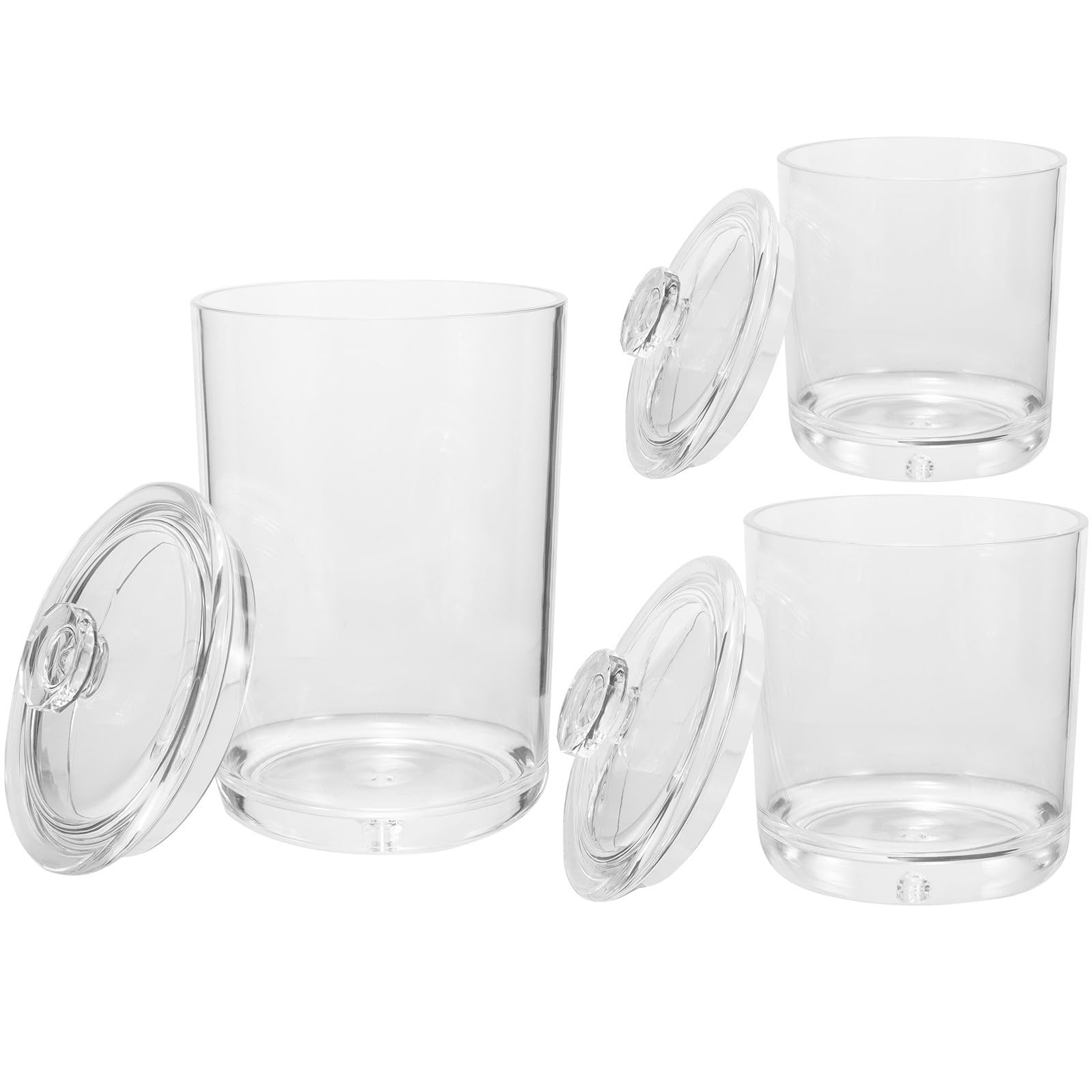Juego de 3 Frascos Transparentes para Almacenamiento de Alimentos Tapa Hermética, Capacidad 1000ml, 750ml y 350ml, Ideales para Cocina y Organización