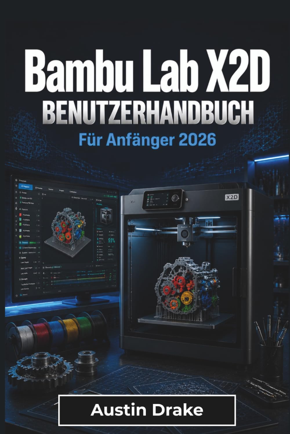 Bambu Lab X2D BENUTZERHANDBUCH Für Anfänger 2026: Druckereinrichtung, Materialauswahl, Mehrfarbenprojekte, regelmäßige Wartung, Fernüberwachung, ... und täglicher Erfolg beim 3D-Druck