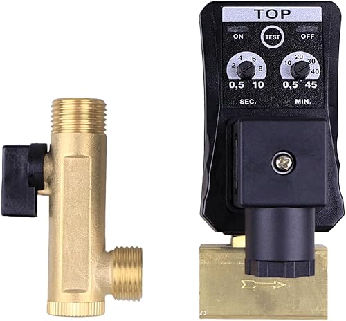 AC110V 1/2" compresor de aire cronometrado electrónico válvula de drenaje automática de 2 vías