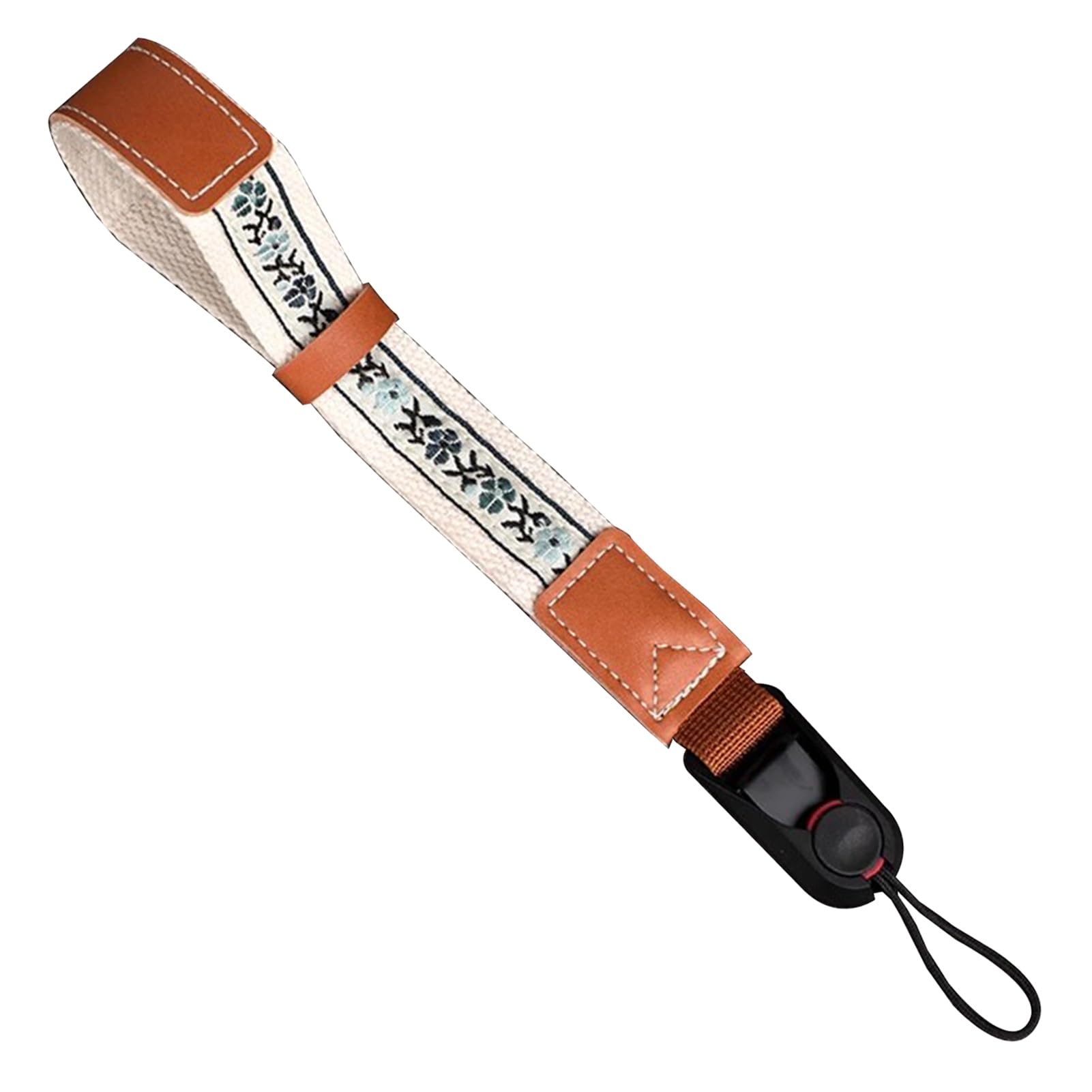 Flyiodfcxv Dark Green Camera Strap, Sturdy Camera Wrist Strap, Cotton With Leather Ring For All Cameras, Strong Stitching