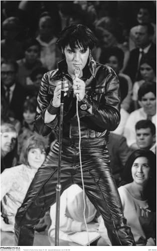 Pyramid America - Póster de Elvis Presley - Elvis 68 Comeback Special - Impresión de póster de 11 x 17 pulgadas, ideal para decoración del hogar,