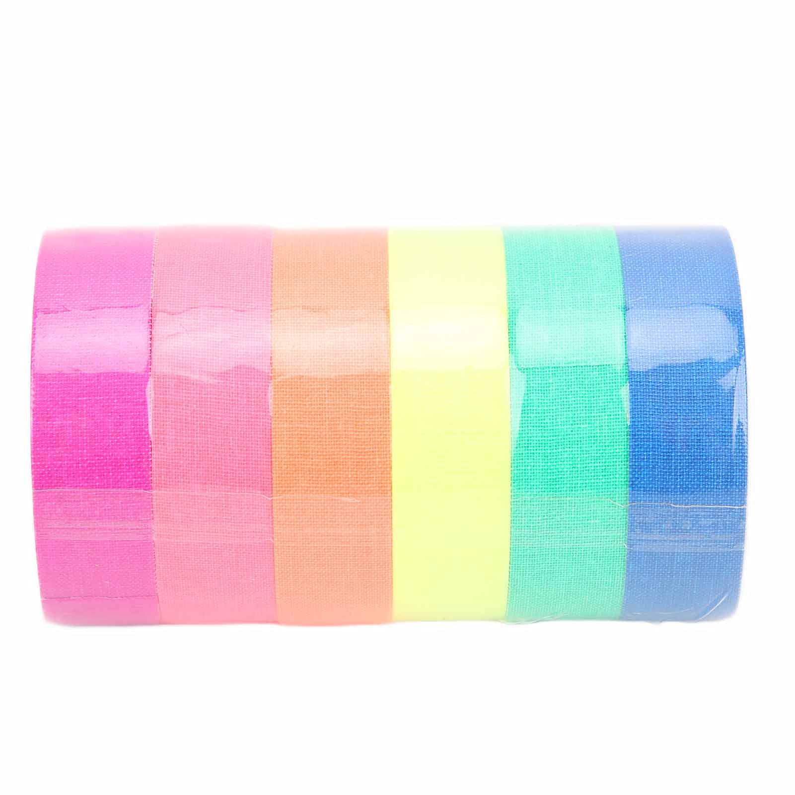 BOXOB Fingerband Zum Nähen – Selbstklebende Baumwoll-Bandage, 4 Rollen In Pink, Weiß, Gelb, Lila, Für Handarbeit & Basteln
