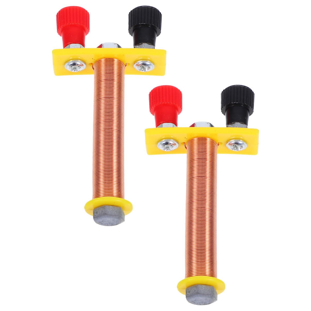 MAGICLULU Electromagnetism Teaching Equipment 2pcs T-Shaped Solenoid Coils Physics Experiment Instrument for Students