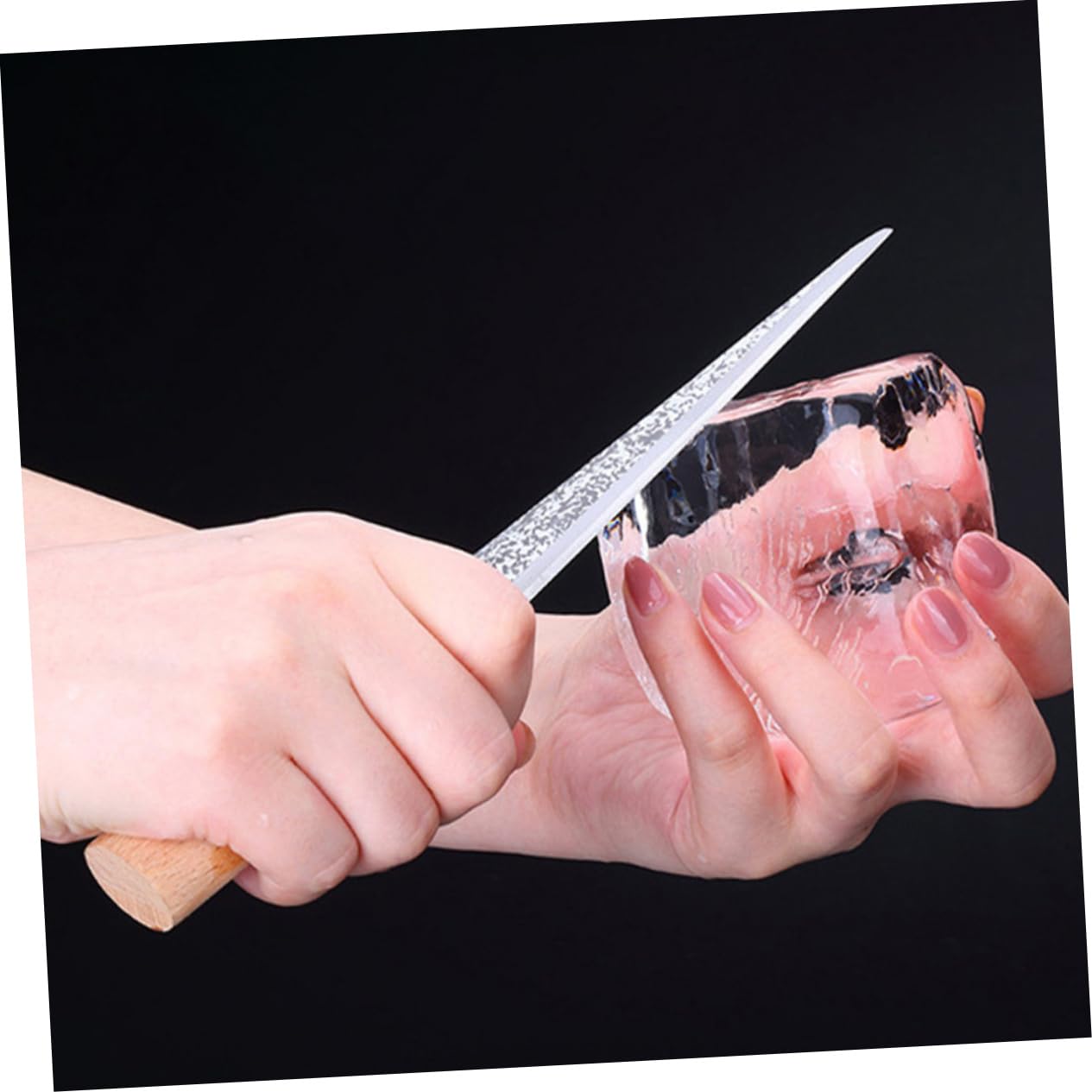 GRIRIW Ice Making Grinding Tool Ice Tapered Ice Ice Carving Tool Ice Chipper for Bartender