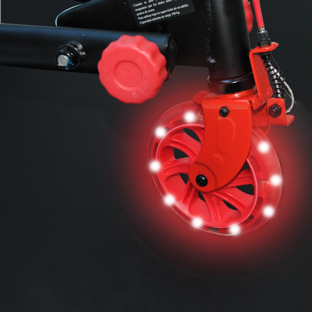 Bipatinete Scooter Luminoso 3 Rueda Neon
