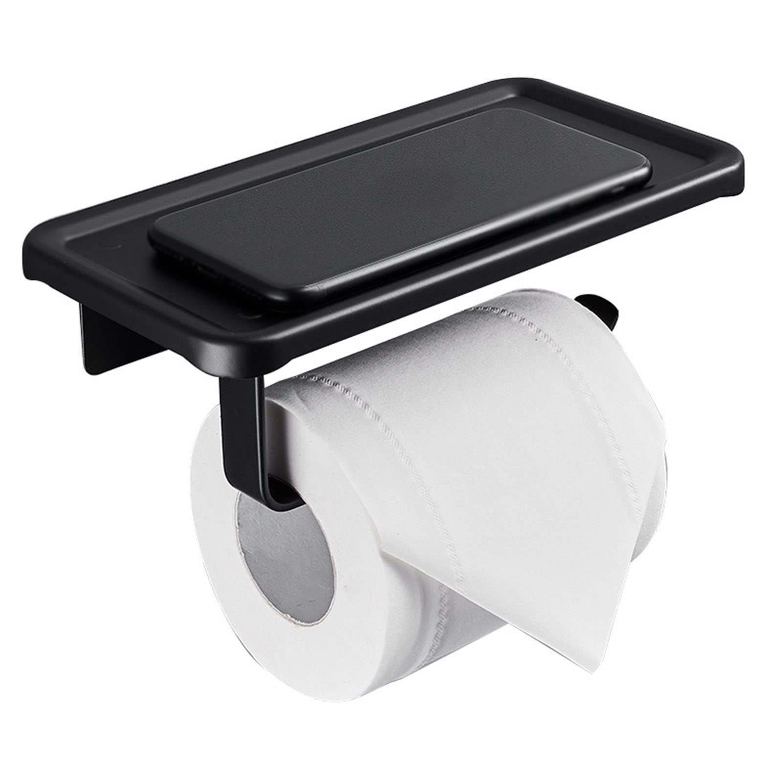 Paper Towel Holders Wall Mounted Paper Towel Holder Bathroom Toilet for Kitchen Bathroom and Toilet(Noir)