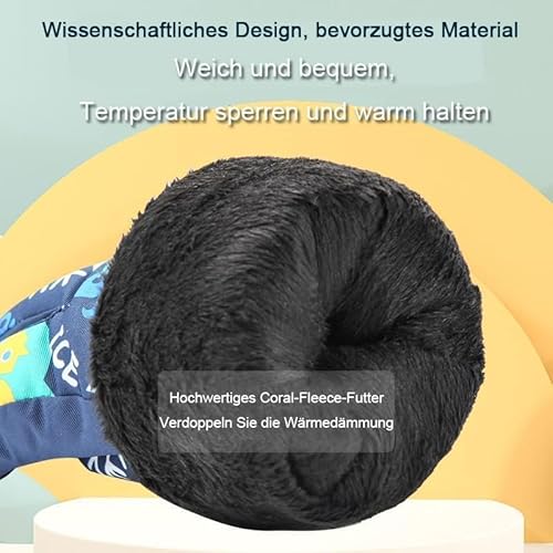 Handschuhe Kinder Winter Snow Skihandschuhe für 2-13 Jahre Mädchen Jungen PU Palme Wasserdicht Winddichte Warm Fleece Winterhandschuhe FahrradhandschuheThermohandschuhe Snowboard Skifahren Sports S