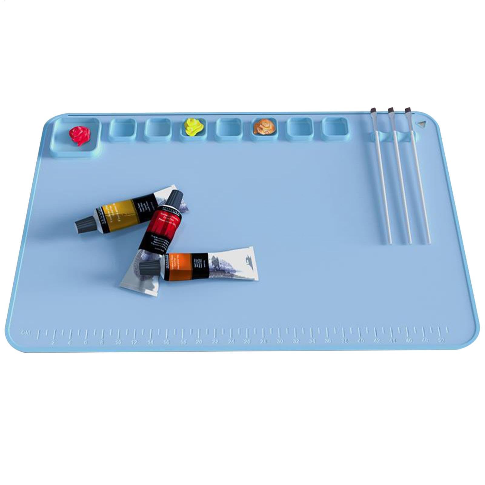 Alfombrilla de silicona para pintura y manualidades impermeable