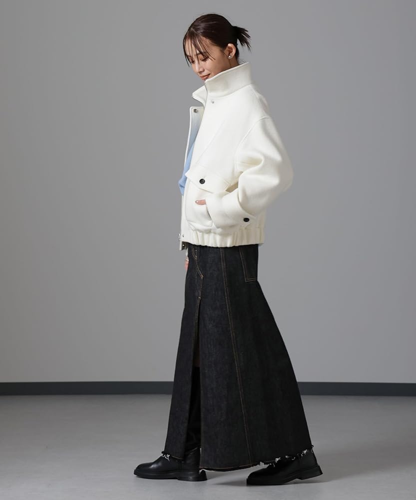 Amazon | [ナノ・ユニバース] PECOLAMB ウール カシミヤ スタンド