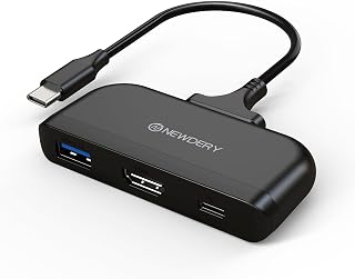 NEWDERY Switch 2 Portable Dock, 4K@60Hz HDMI with 100W Power Delivery