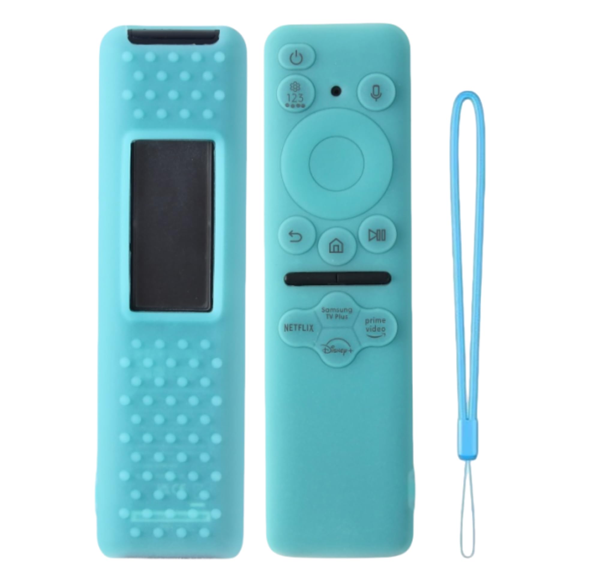 Silicone TV Remote Cover Compatible with Samsung Smart TV Remote 2023 BN59-01432G BN59-01432A BN59-01432J BN59-01432 (Remote Cover Not Included) Luminescent Blue - Style 5-image-8