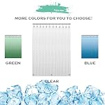 3D Crystal Clear Plastic Shower Curtain Liner, 72x72 Inch Thin Lightweight Ice Cube Plastic Bathroom Shower Showroom Inner Curtain with Rustproof Metal Grommet Holes and Weighted Magnets