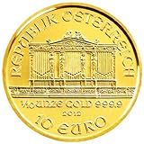 In Blister 1/10 Unze Gold Wiener Philharmoniker