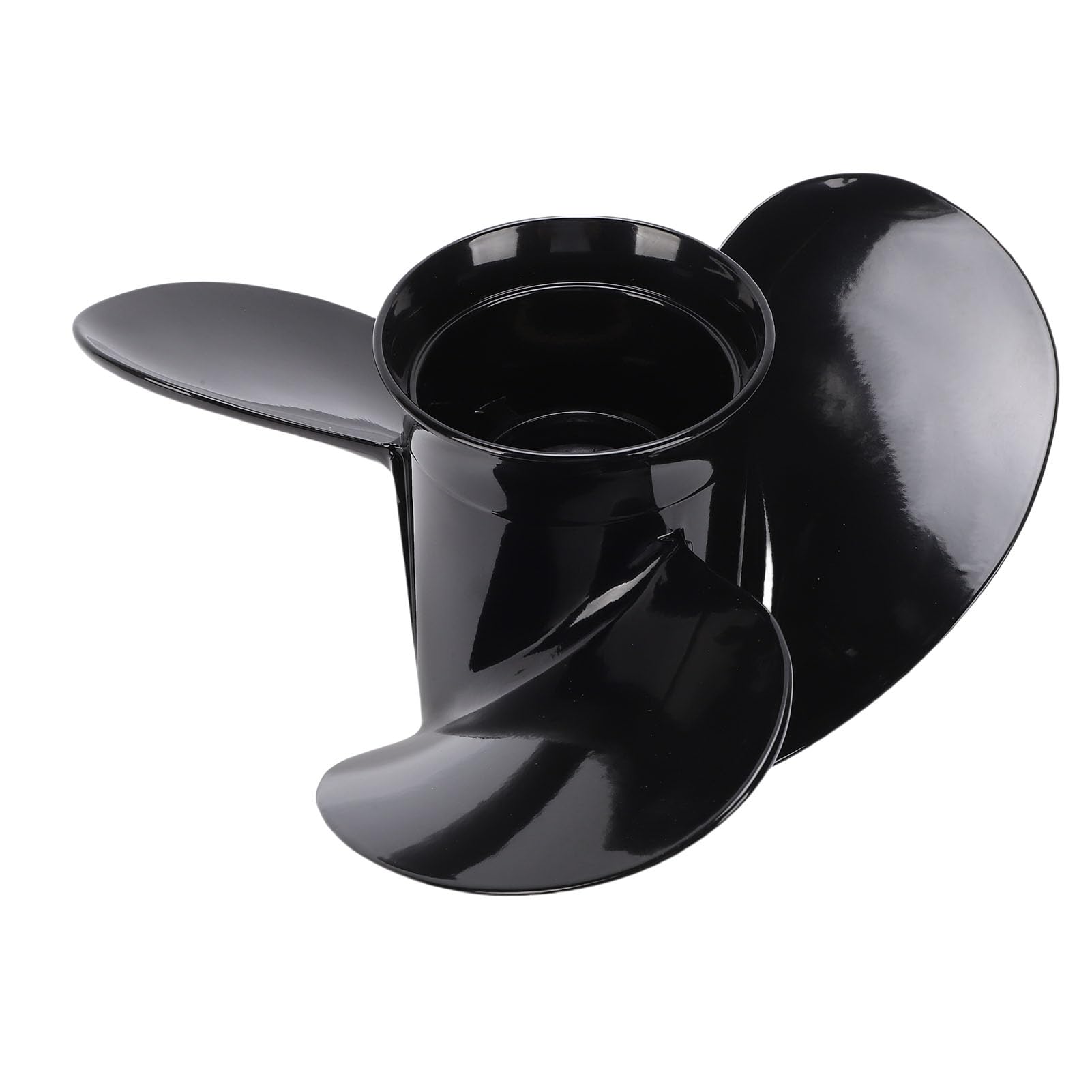 Fabater Fuoribordo in Metallo Passo 10,5x13 Compatibile OEM per Motori 25-60, Nera - Pesca e Sport Acquatici