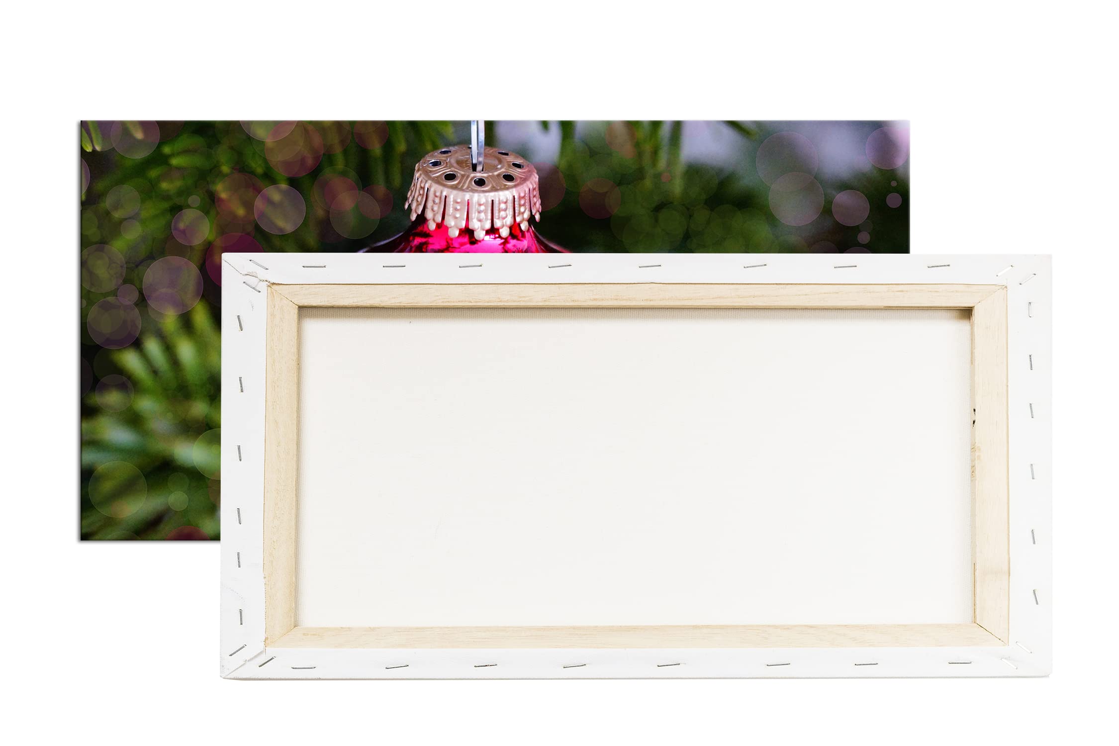 Obraz na płótnie magia bożonarodzeniowa unosi się w powietrzu panoramiczny format: 120 x 60 cm XXL druk artystyczny obraz na blejtramie/obraz ścienny/dekoracja salonu