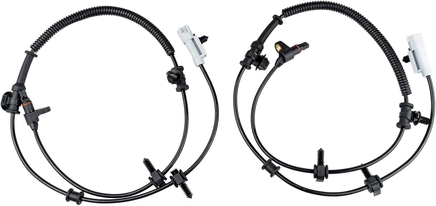 Front Wheel Speed ABS Sensor Left and Right fit for 2006 2007 2008 2009 2010 Jeep Commander, 2005-2010 Jeep Grand Cherokee, Driver Passenger Side, 2pcs, ALS2113