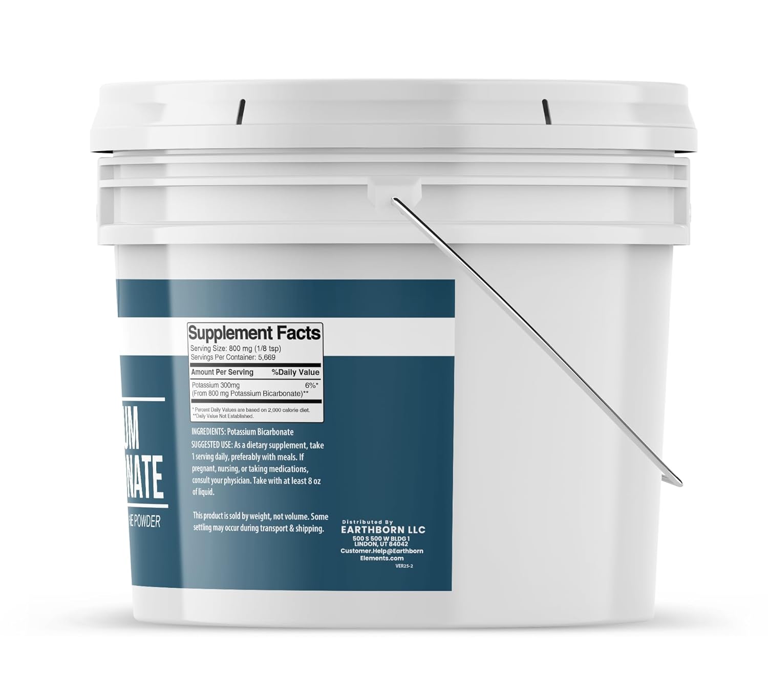 Earthborn Elements Potassium Bicarbonate (1 Gallon), Wine Making, Cheese Making, Brewing