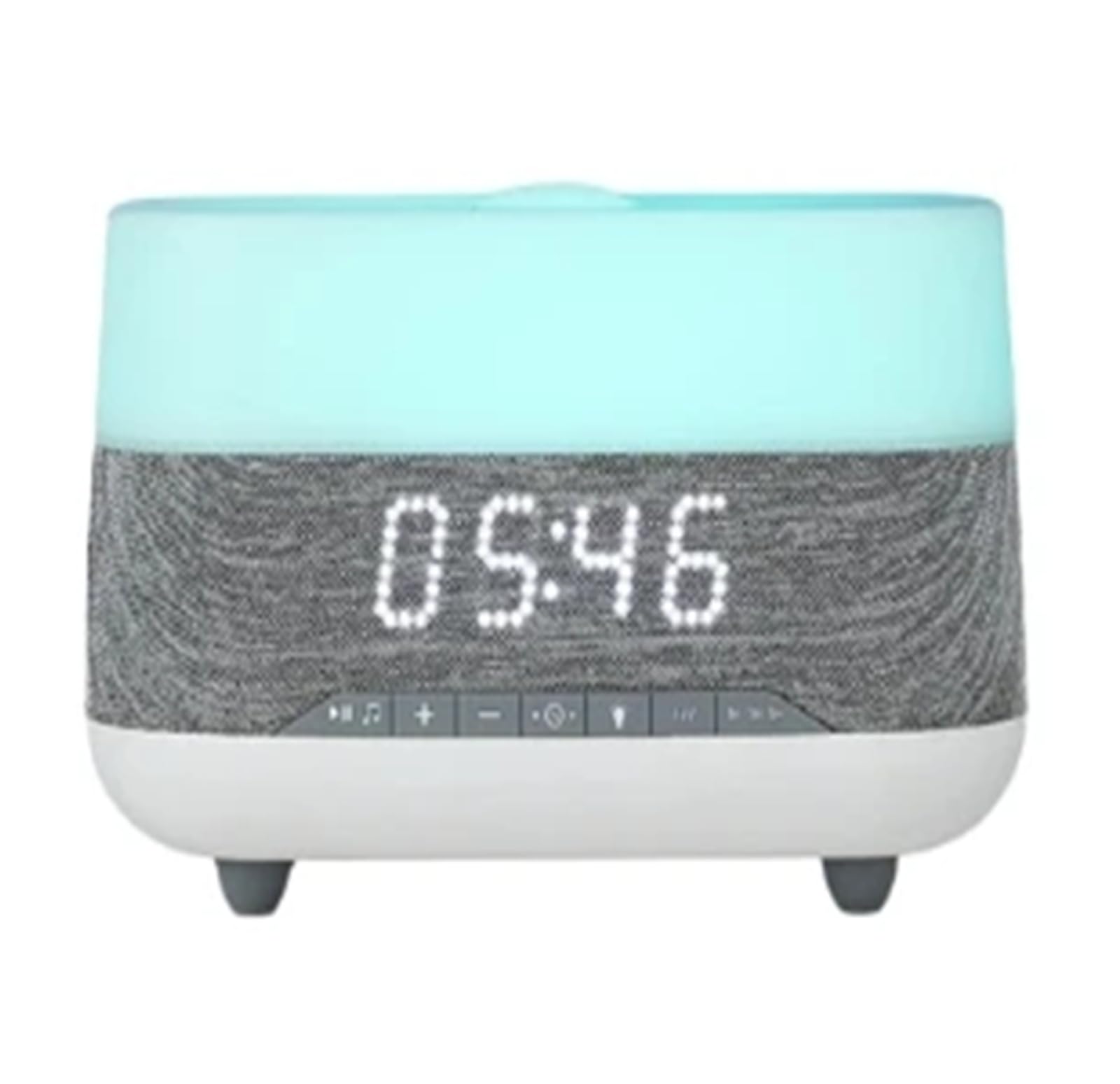 Humidificador, Nuevo altavoz Bluetooth con luz ambiental, despertador, humidificador for habitación inalámbrico, de frío 600 ml,para hogar y oficina