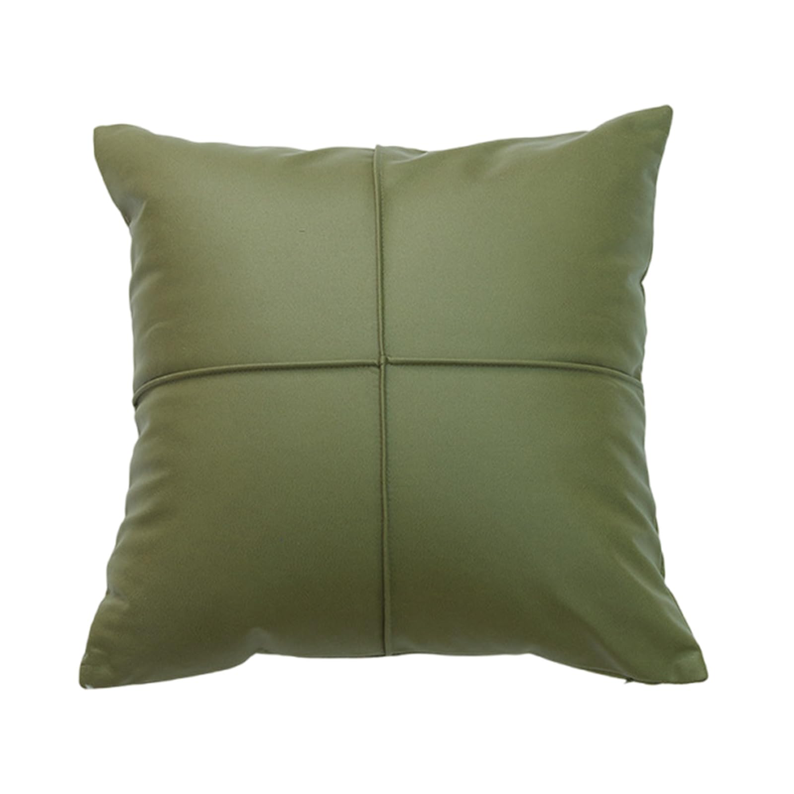 Nucelit Pillowcase with Splicing Linen Cushion Sleeve 45x45cm Technical Cloth Pillowcase for Couch or Bed Decoration Color Linen Throw Pillow Sleeve