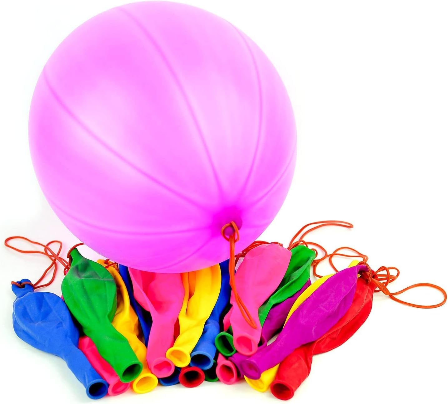 Happium 50 Large Punch Balloons for Kids Ideal Party Bag Fillers for Children 16 inch (40cm), Assorted - Image 2