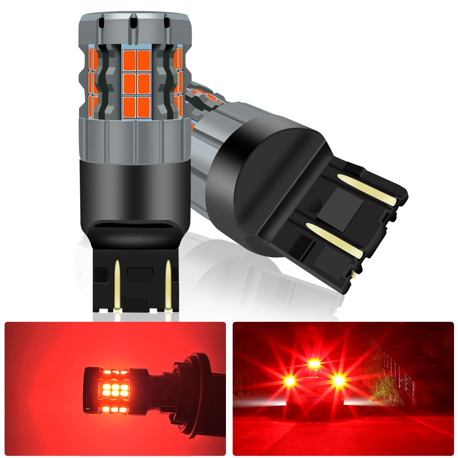 LED 900 Lumen Blanc Ampoules LED 1157 GLL - P21W/5W BAY15D - Blanc 8000K - Pour Feux Arrière Et Clignotants - Lot De 2 Led Auto Brillance