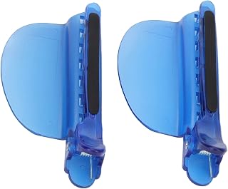 Ymiko Sectioning Clip, 2PCS Heat Insulation Easy Speed Separator Clip for Wig Extension Hair, Blue