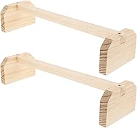 POPETPOP Chicken Perch Wooden Roosting Bar - Natural Wood Bird Perch for Chickens, Chicks, Parrots, Poultry in Coop or Brooder