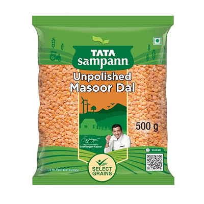 Tata Sampann Masoor Dal Split, 500 grams