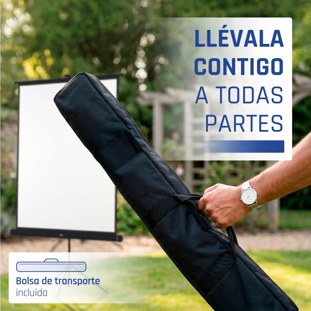 Iggual 200x200 Cm 112´´ Projection Screen With Tripod One Size