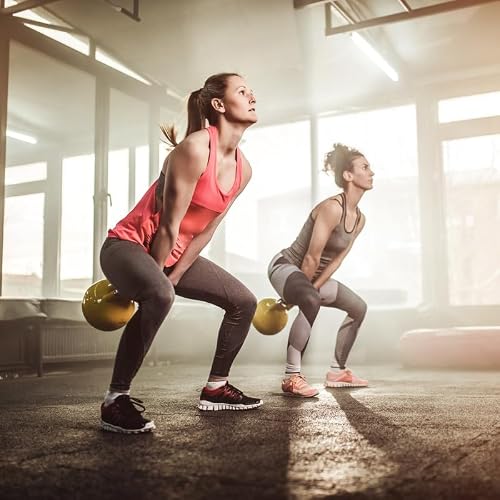BOOMFIT Kettlebell de Compétition 8kg | Poids Musculation et Haltère Russe | Taille Unique pour Technique Constante | Poignée Confortable et Base Plate | Idéal pour Crossfit WOD et Fitness Maison – vue 5