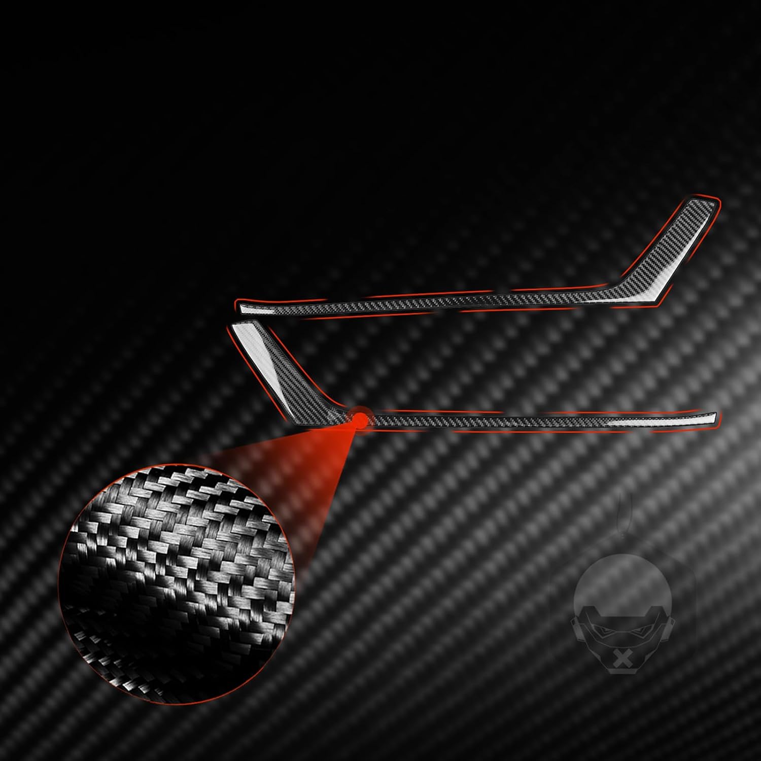 NVCNX Real Carbon Fiber Trim for KIA Stinger GT Interior Accessories