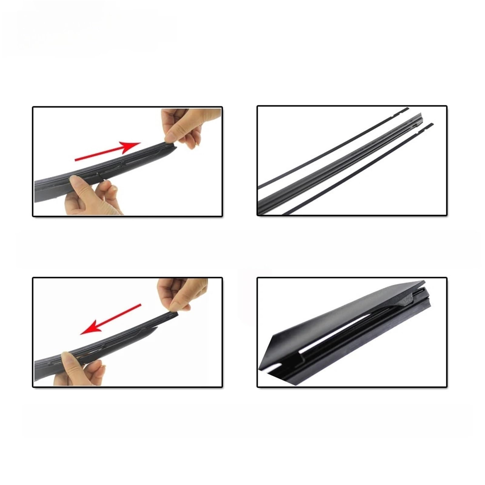 Wycieraczki samochodowe Pióro wycieraczki samochodowej Kauczuk naturalny(28 inch 700mm 2PCS)