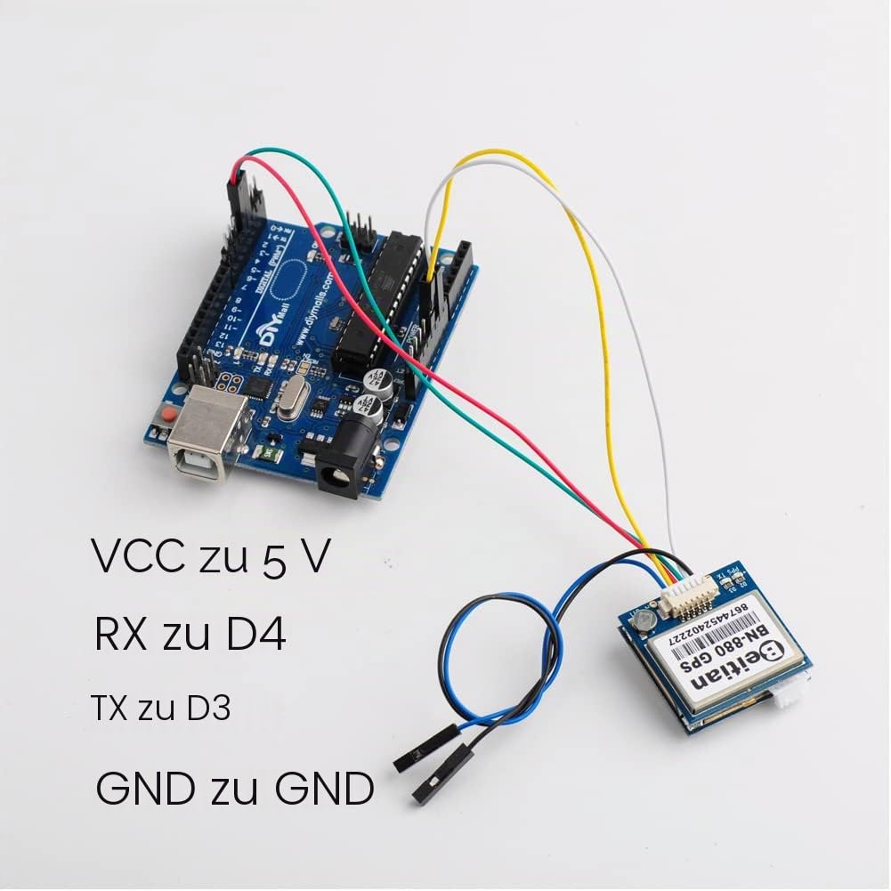 BN-880 GPS-Modul Mit HMC5883 Kompass Und Aktiver Antenne - Unterstützung Für Glonass Beidou Auto Navigation - Kompatibel Mit Arduino Raspberry Pi Aircraft Pixhawk APM Flight Controller