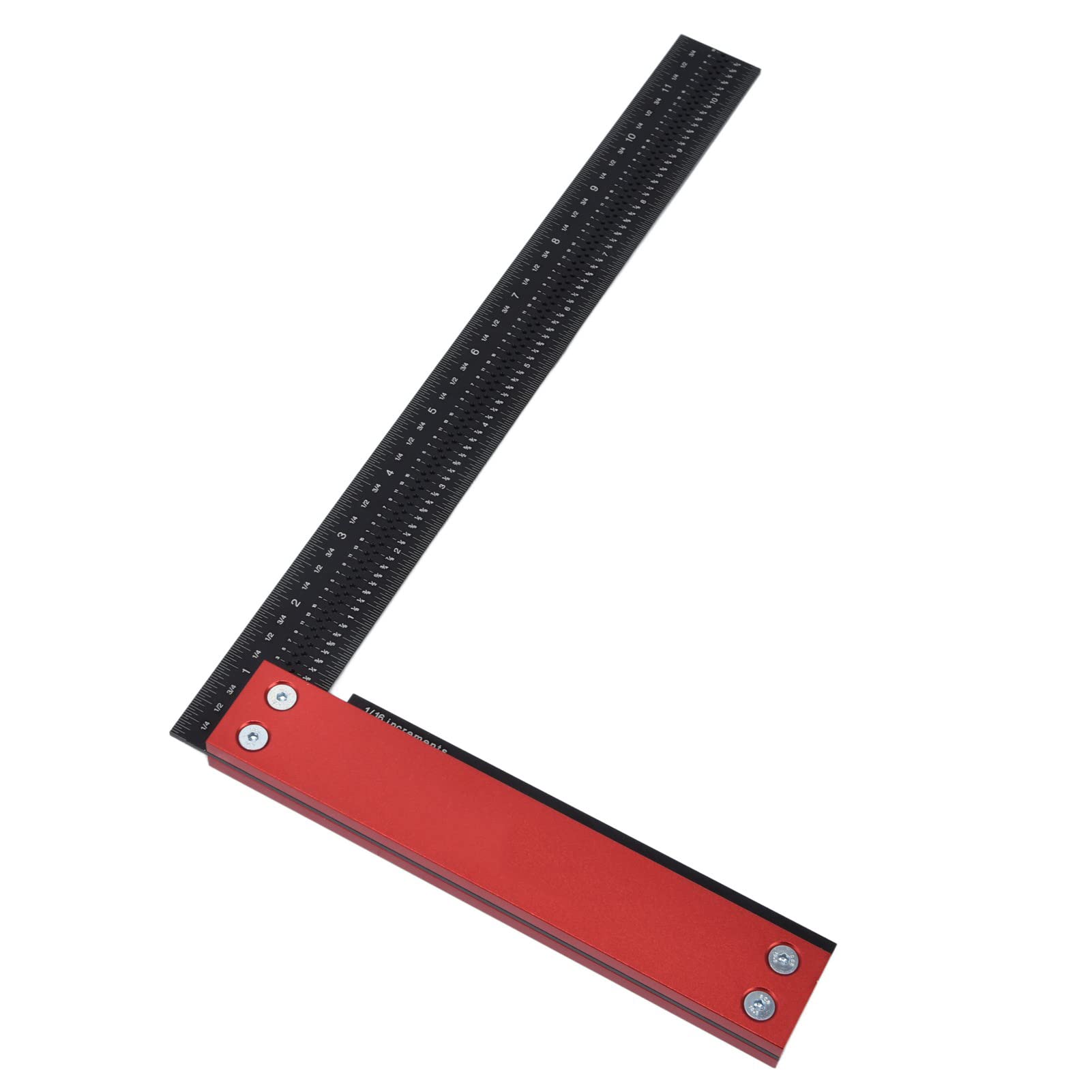FTVOGUE Regla para Carpintería, Aleación de Aluminio, Cuadrado de