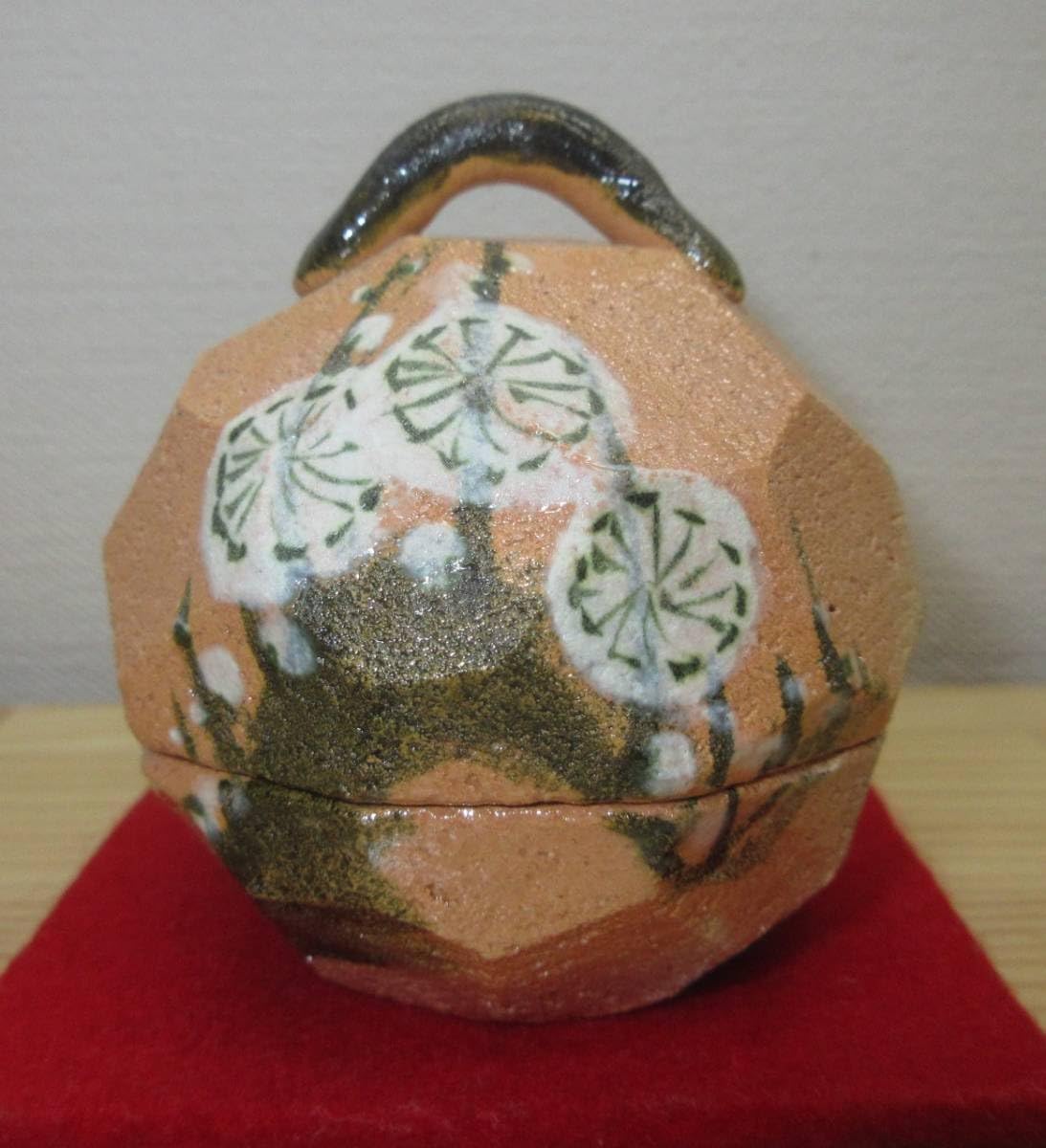 佐々木昭楽香合梅茶器茶道具