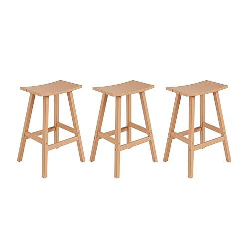 Malibu Malibu 29 Inch High Backless Seat Bar Stools (Set