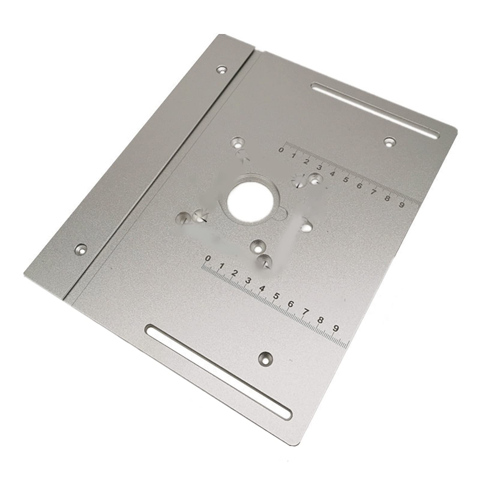 Multifunction Aluminium Router Table Insert Plate Woodworking Electric Wood Router Plate for Working Benches Table Insert Aluminum