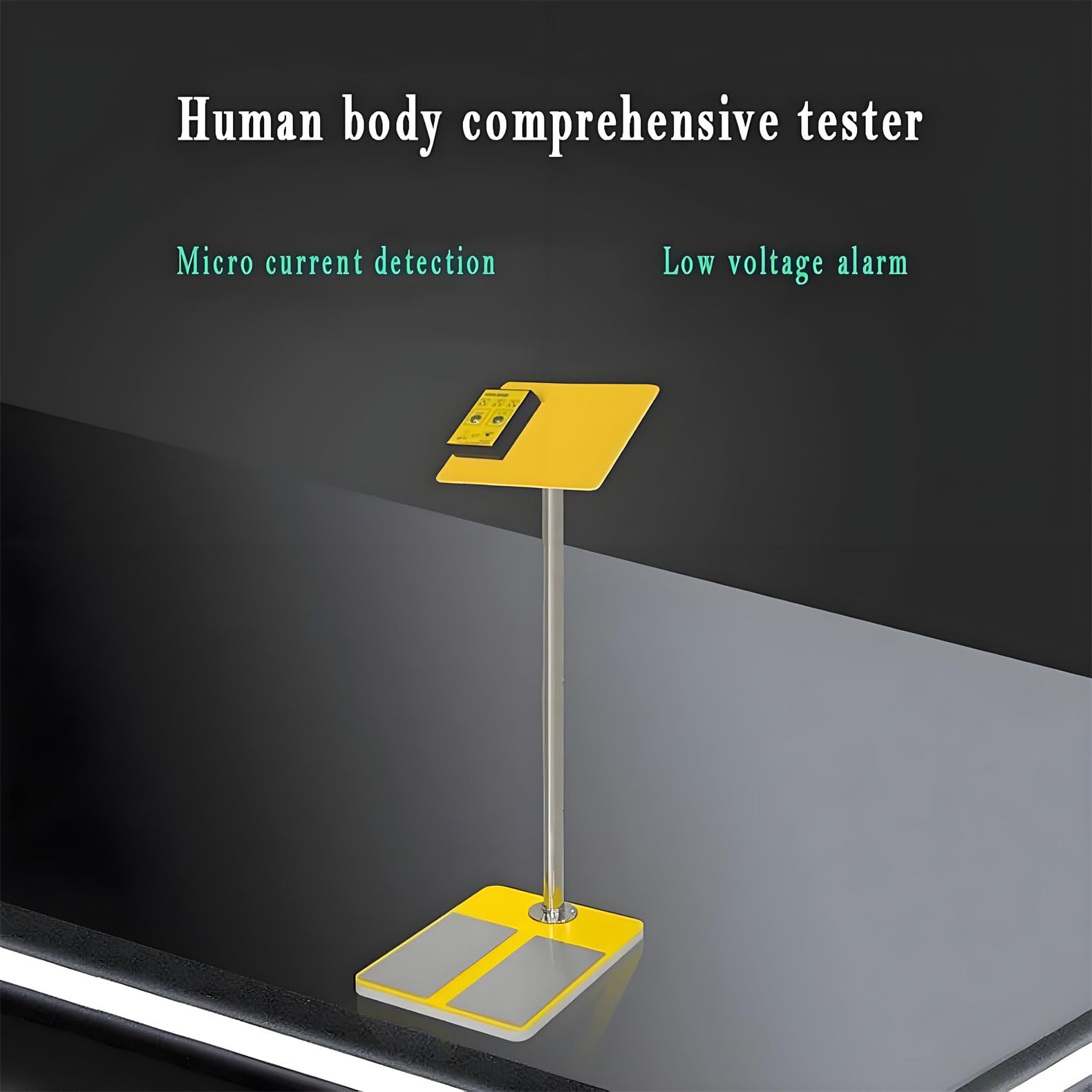 Antistatischer Tester für den menschlichen Körper, Antistatik-Armbänder und Schuhe, Antistatik-Tester mit Unterspannungsalarm, zur Prüfung von Handgelenken, Knöchelringen und leitfähigen Schuhen
