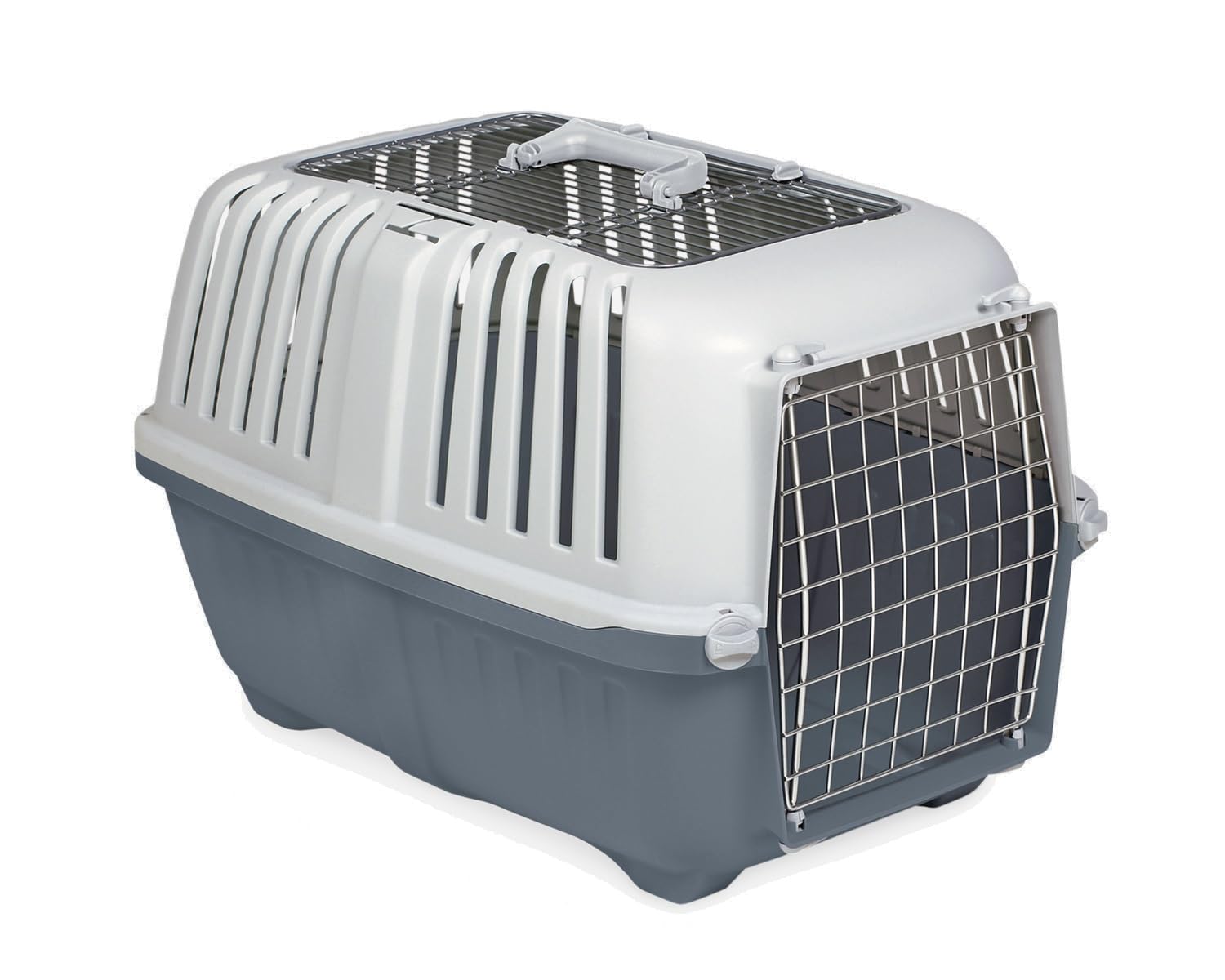 Trasportino pratiko 3 metal open per Cani e Gatti da Viaggio Trasporto 58,5x35,5x40h