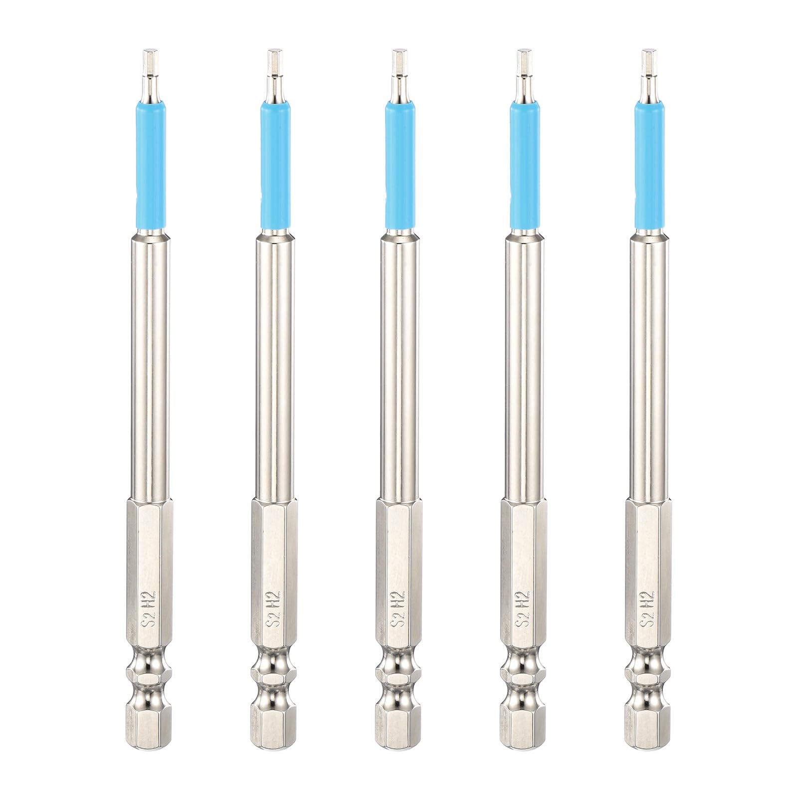 Puntas de destornillador H2.0 de 110 mm para alcanzar tornillos difíciles en muebles y motores