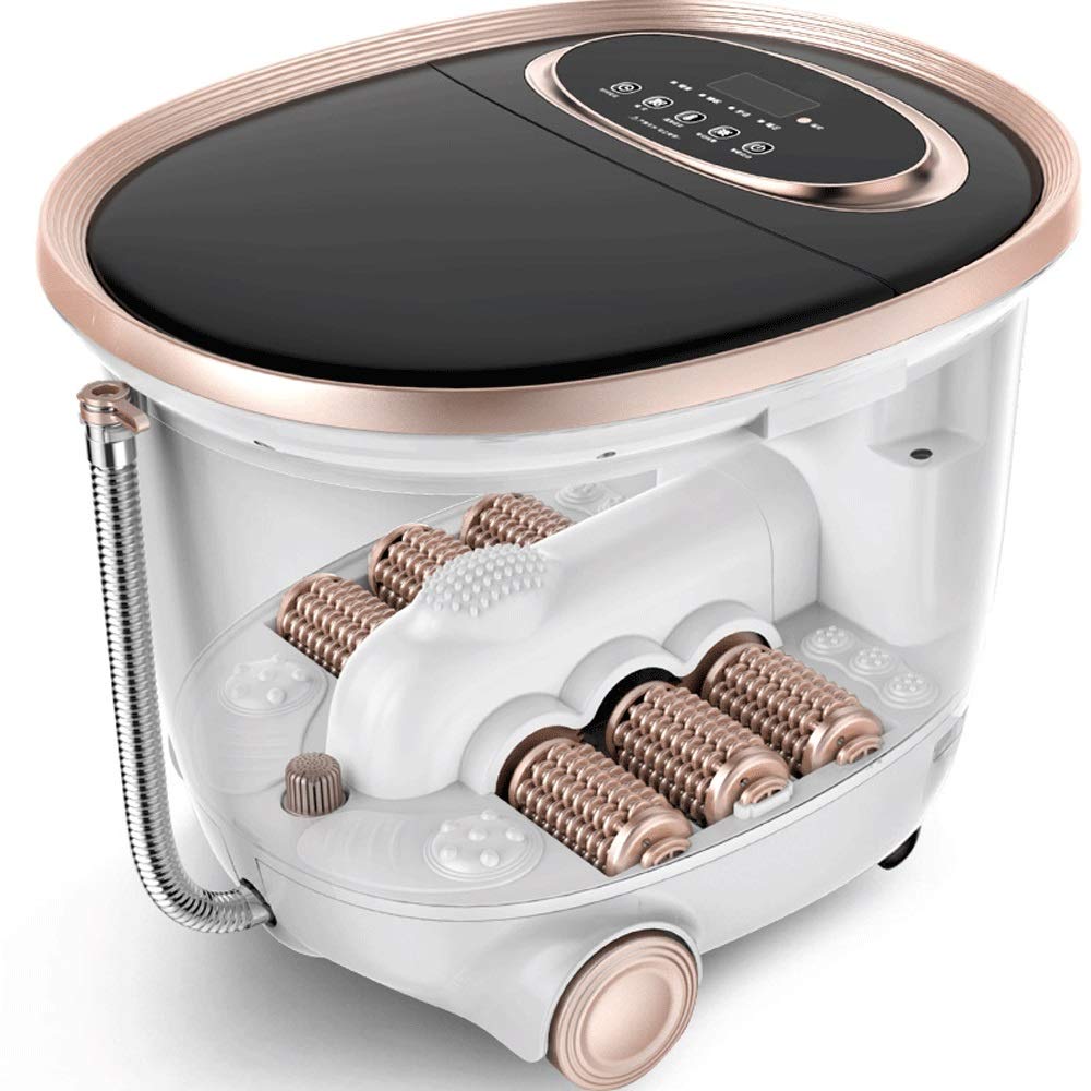 Masajeador de Baño de Spa para Pies con Control de Temperatura, Ducha, Temporizador Y Pantalla Led para Aliviar el Estrés de Los Pies